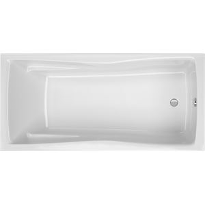 Rechteckbadewanne Andorra 160x75x45 cm weiß