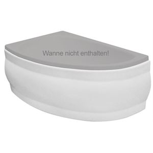 Schürze zur Raumsparwanne Linz weiß