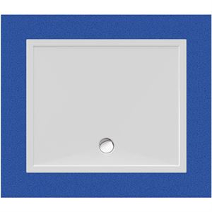 Rechteckduschwanne Deepstone E 120x100x2 cm weiß