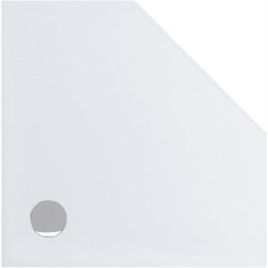 Fünfeckduschwanne Geostone F 90x90x2 cm