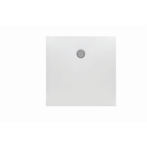 Viereckduschwanne Stoneflat E 100x100x1,5 cm weiß