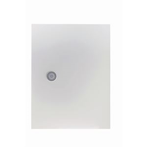Rechteckduschwanne Stoneflat E 90x80x1,5 cm weiß