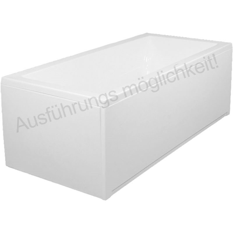 Rechteckwanne Malibu Eco 170x75x42,5 cm weiß