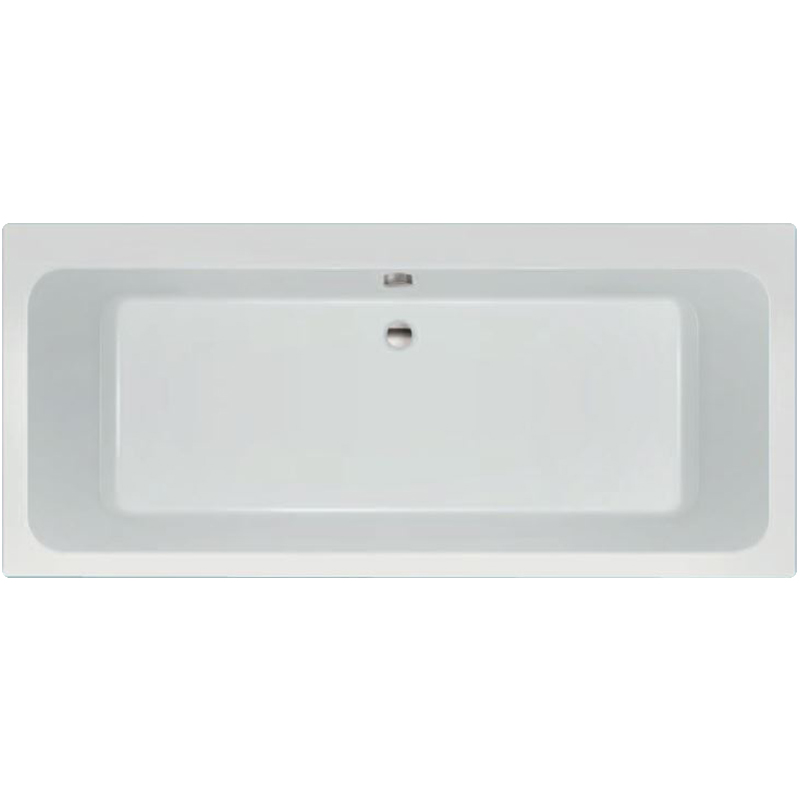 Rechteckbadewanne Diamant 190x80x50 cm weiß