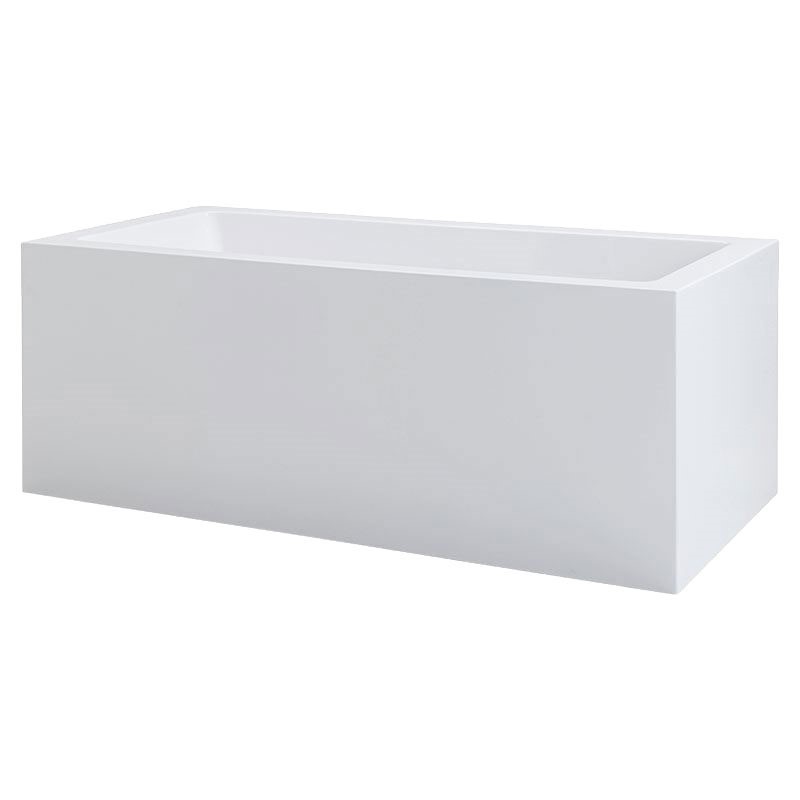Rechteckwanne Lupor 180x90x49/66 cm weiß