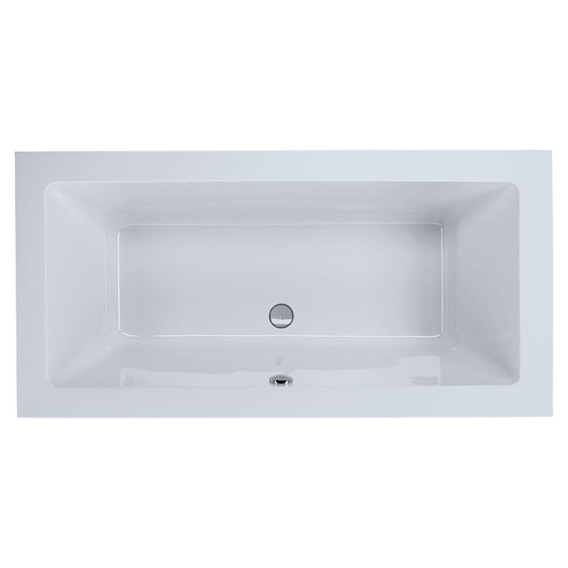 Rechteckwanne Lupor 180x90x49/66 cm weiß