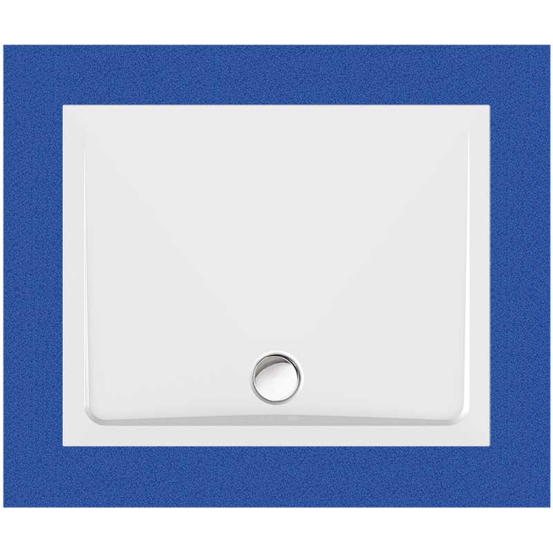Viereckduschwanne Arenal E 100x80x2,5 cm weiß