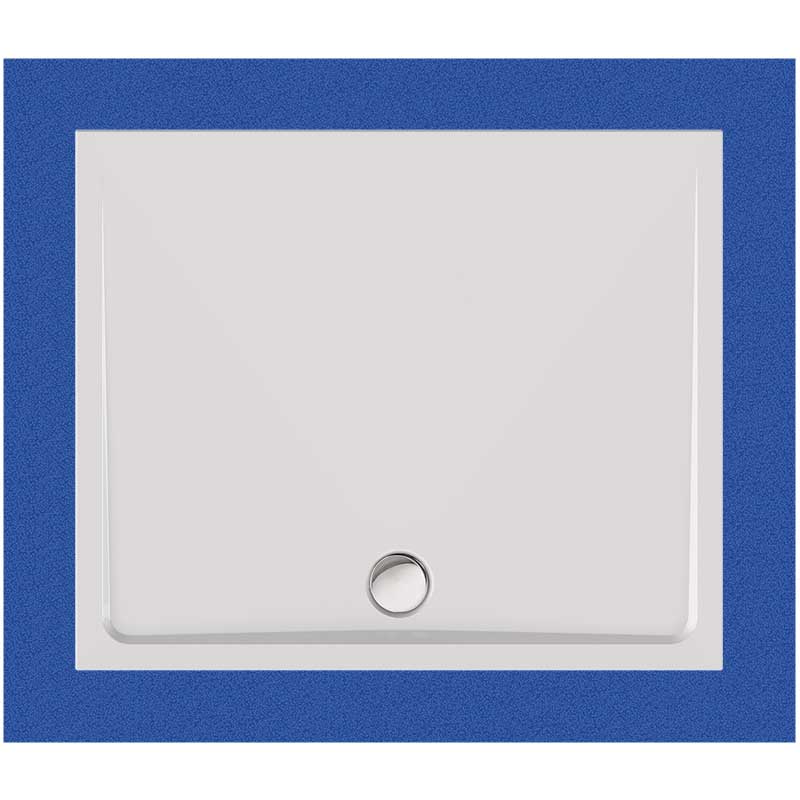 Viereckduschwanne Arenal E 120x100x2,5 cm weiß