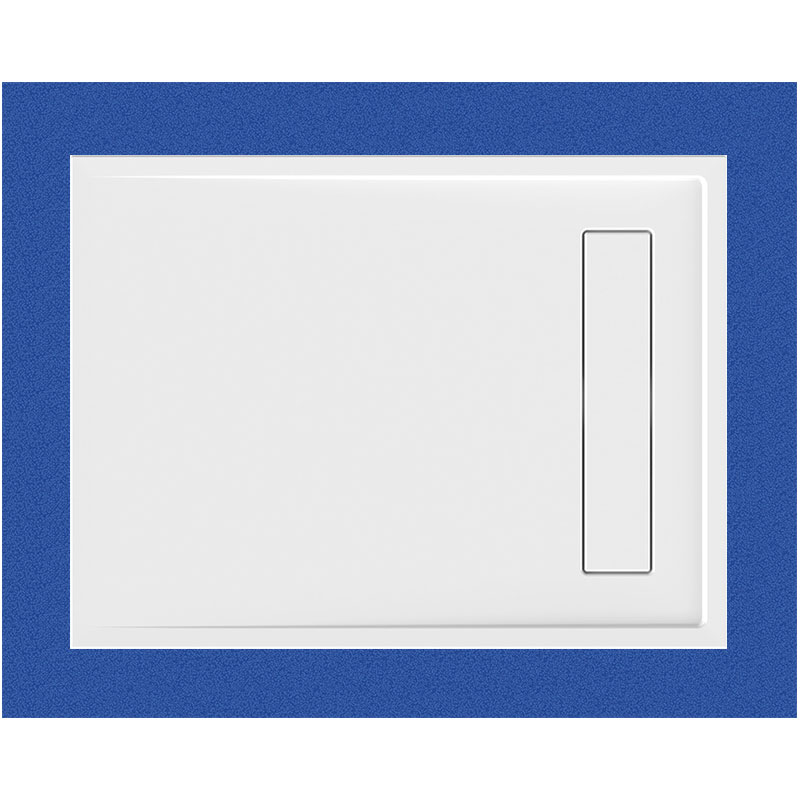 Rechteckduschwanne Lyon E 120x90x2,5 cm weiß