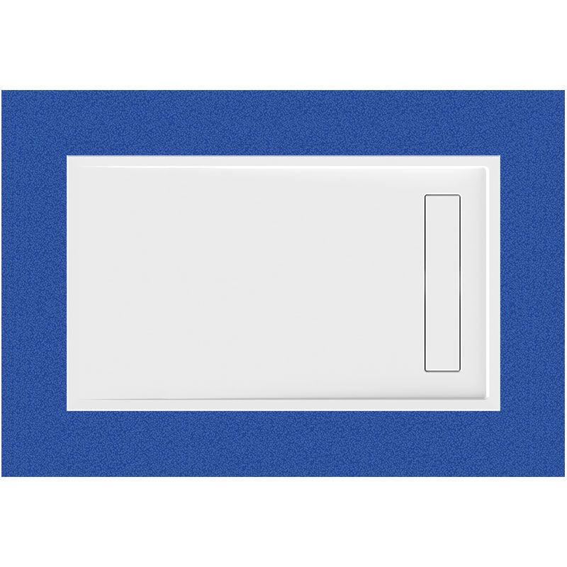 Rechteckduschwanne Lyon E 160x90x2,5 cm weiß