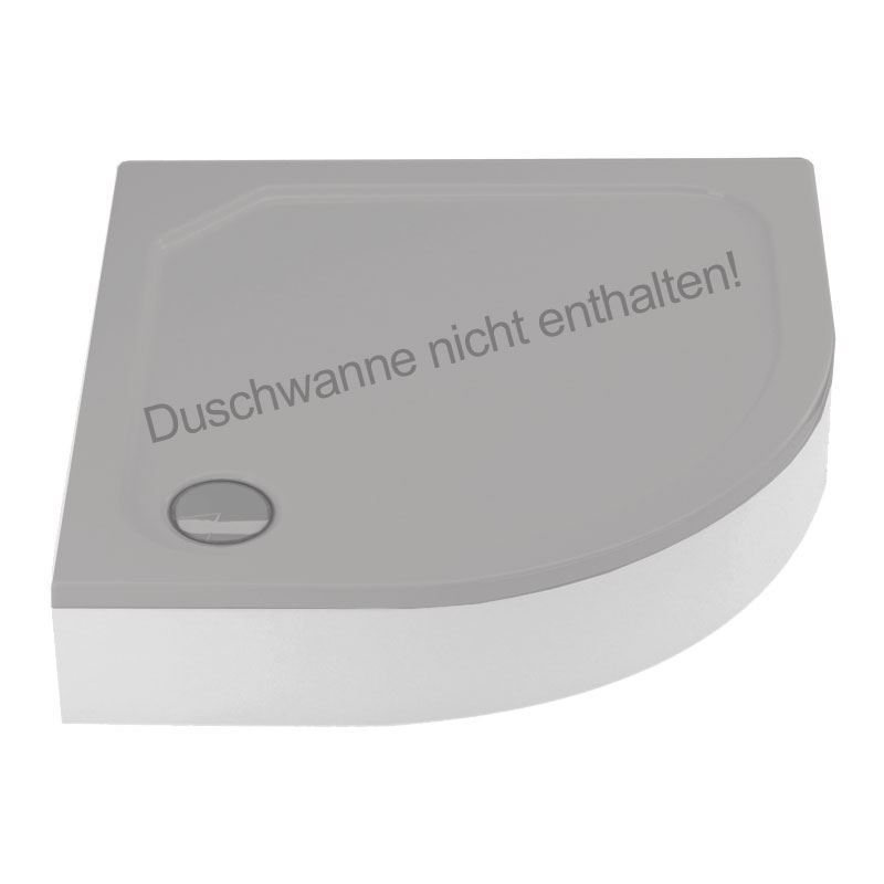 Schürze für Viertelkreisduschwanne Asta R 100x100x2,5 cm R 55 weiß