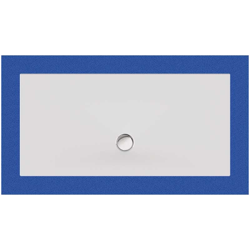 Viereckduschwanne Flat New E 160x70x2,5 cm weiß