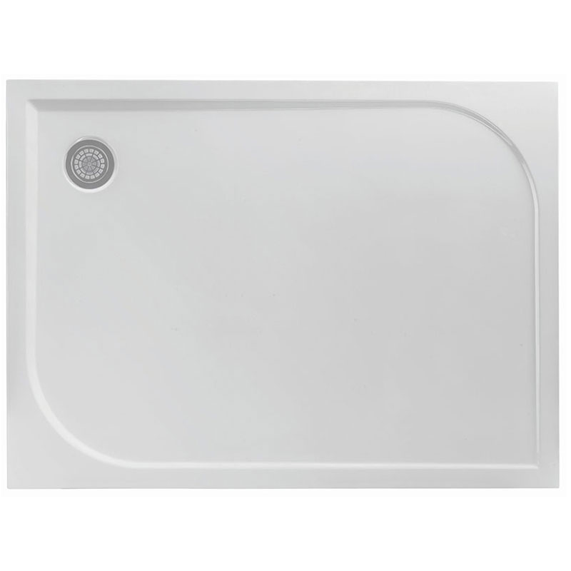 Rechteckduschwanne Stable E 120x80x2 cm weiß