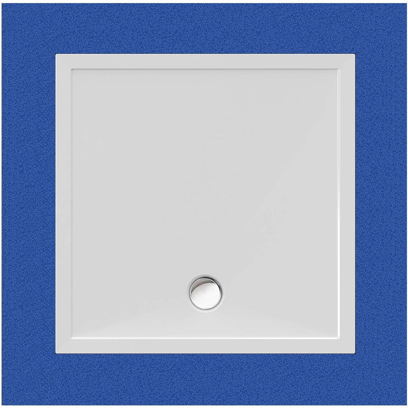 Viereckduschwanne Deepstone E 100x100x2 cm weiß