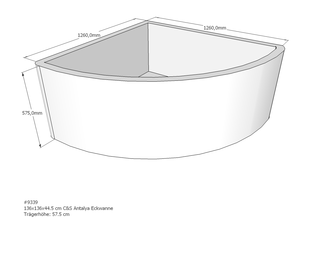 Badewannenträger für Antalya neu