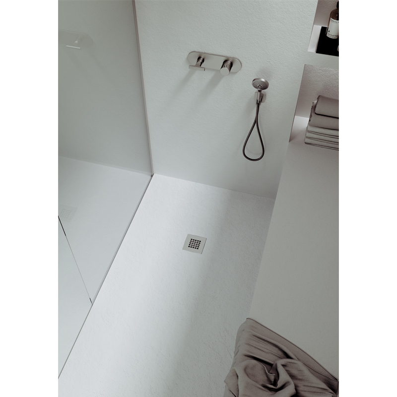 Rechteckduschwanne Slatestone L E 90x80 cm