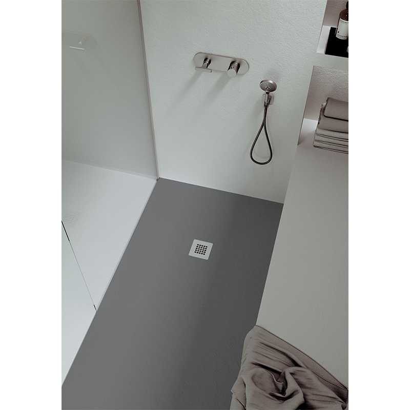 Rechteckduschwanne Slatestone L E 140x120 cm