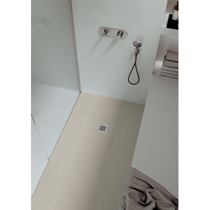 Rechteckduschwanne Slatestone L E 100x90 cm