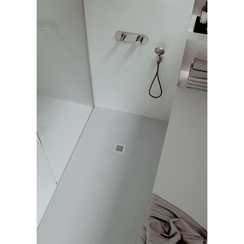 Rechteckduschwanne Slatestone L E 110x100 cm