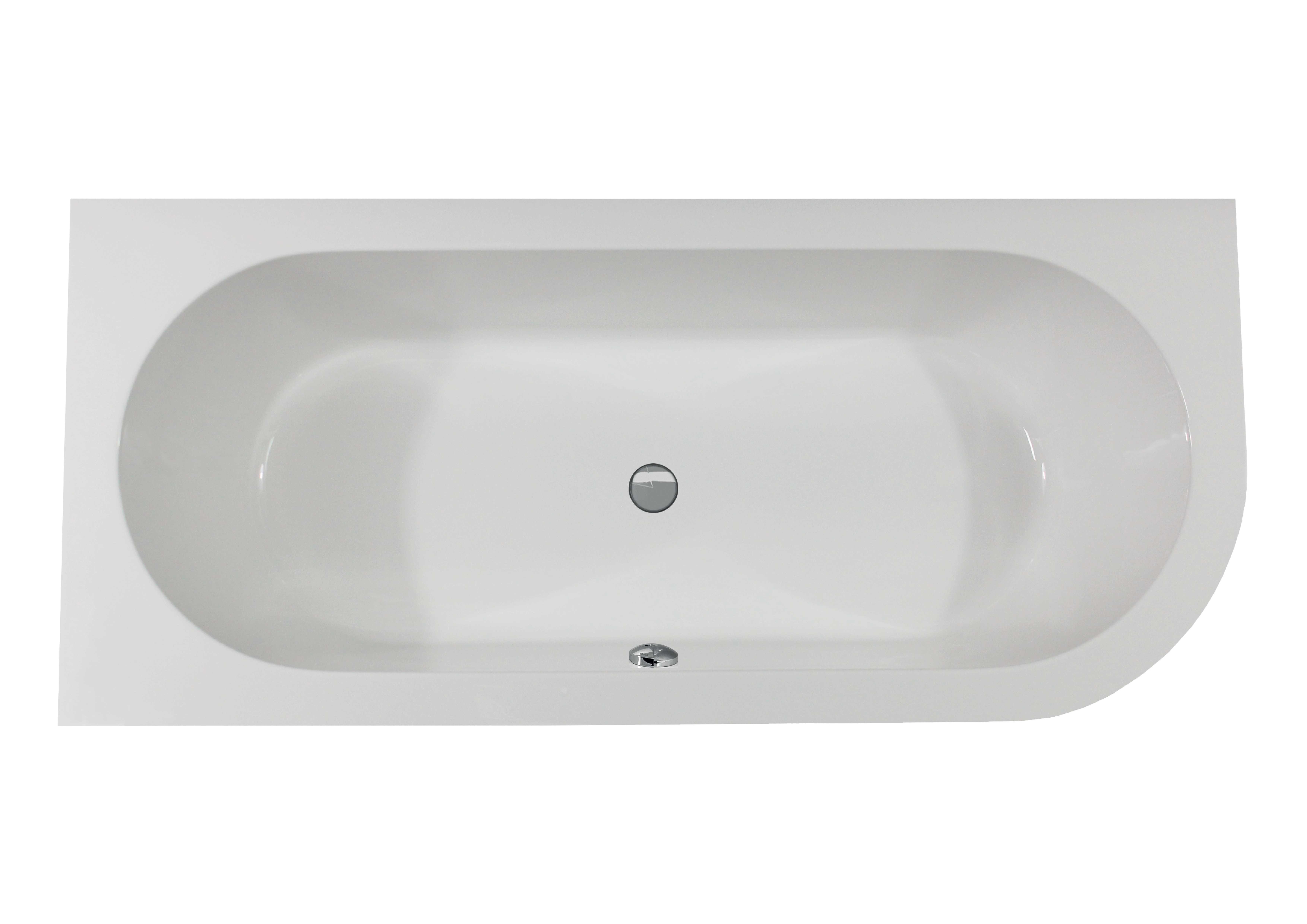 Charly 160 VL 160x70x46/60 cm weiß