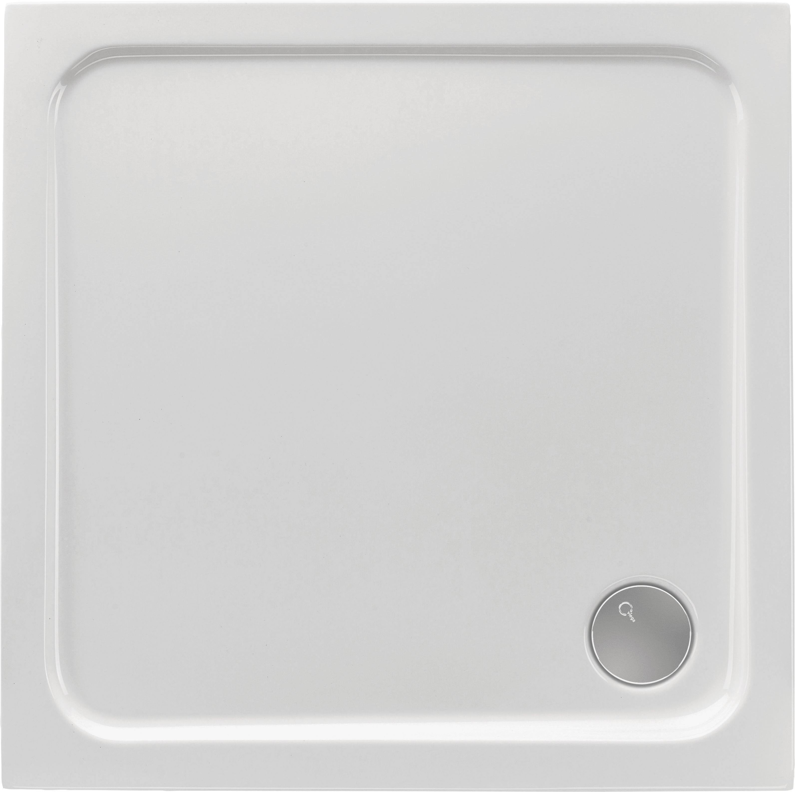 Rechteckduschwanne Tia Plus E 80x70x3 cm weiß