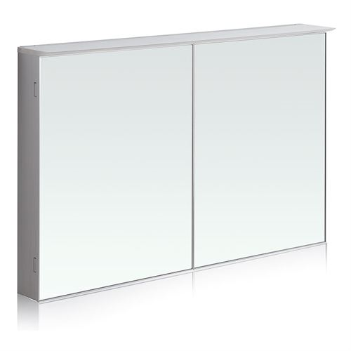 Aluminiumspiegelschrank Aurora H 700 x 900 x 120 mm